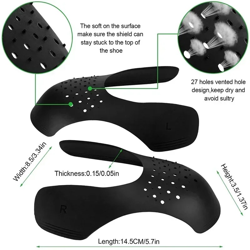 4Pcs Pelindung Sepatu Anti Kus - Sneaker Care Crease Protector ulasan dan harga