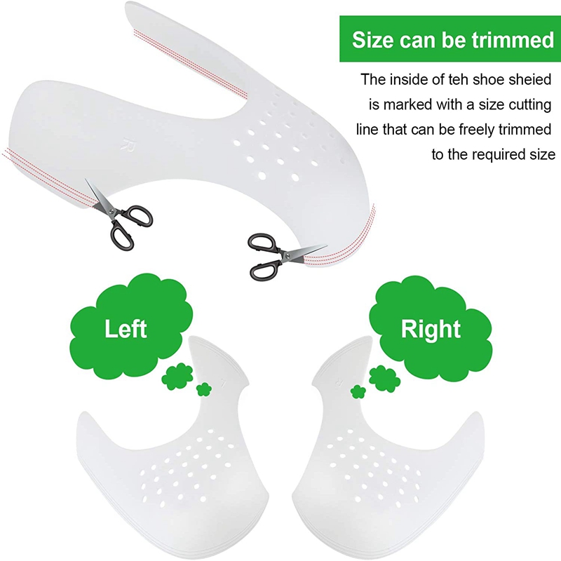 2 buah sepatu pelindung lipata - Sneaker Care Crease Protector ulasan dan harga